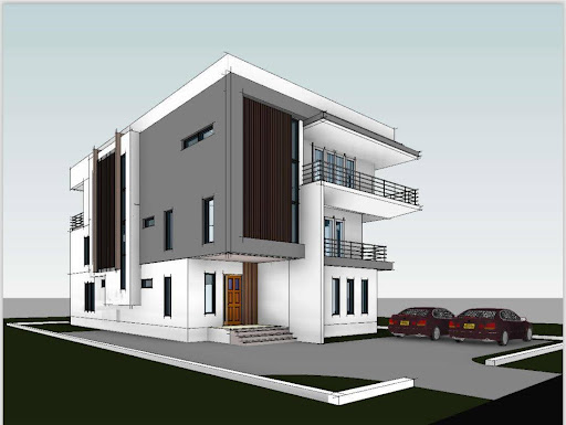 4bedroom fully detached duplex +bq 500sqm